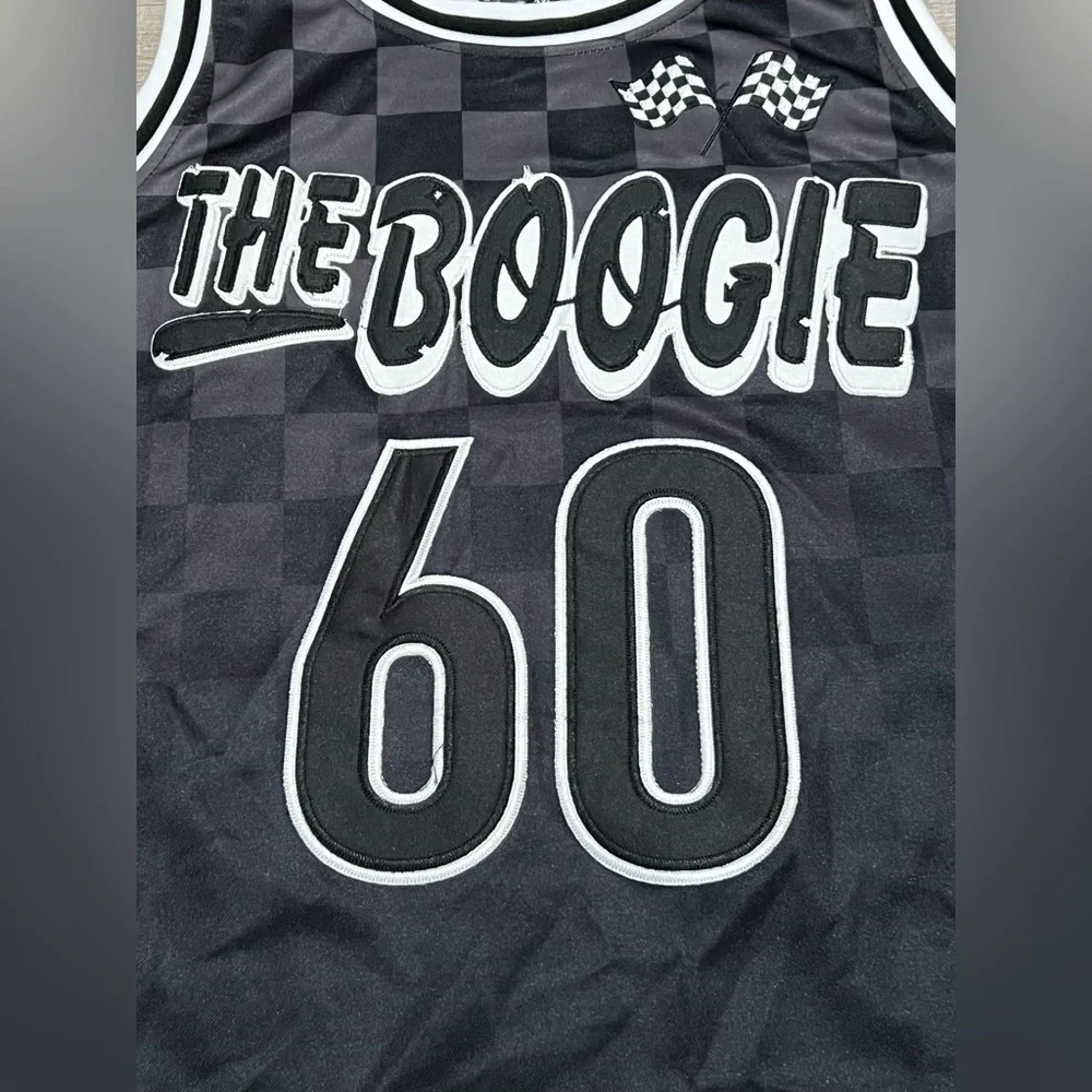 Headgear Classics Boogie‎ Nipsey hussle basketball jersey black checkered 3XL